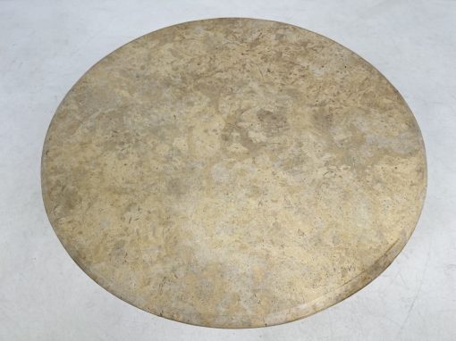Žalvarinis staliukas su akmeniu 71x71x49 cm