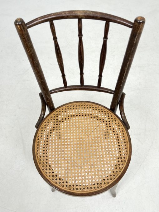 Ąžuolinė kėdė su ratanu 41x38x87 cm