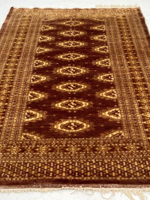 Vilnonis rankų darbo kilimas 94×145 cm