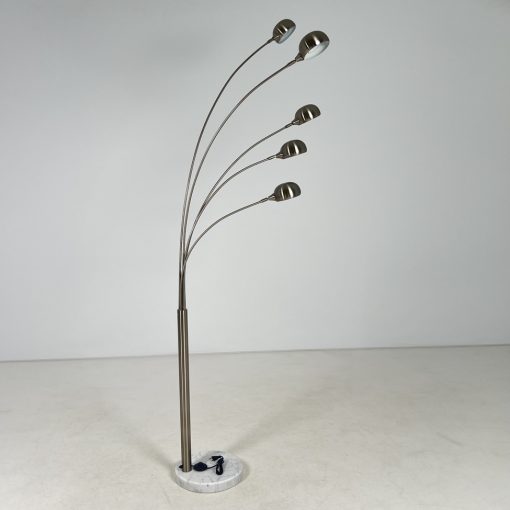 Pastatomas metalinis šviestuvas su marmuru 90x35x233 cm