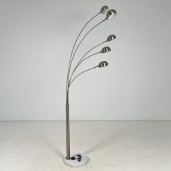 Pastatomas metalinis šviestuvas su marmuru 90x35x233 cm