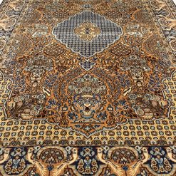 Rankų darbo vilnonis kilimas 140×213 cm