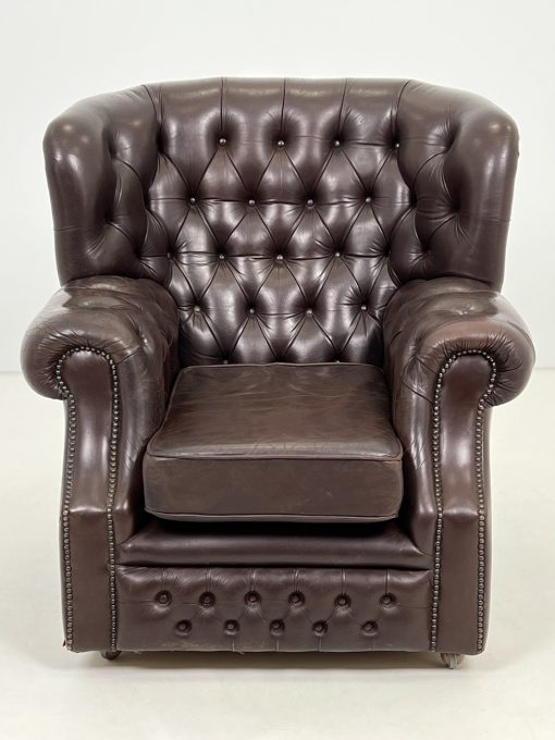 “Chesterfield” stiliaus fotelis 94x94x102 cm