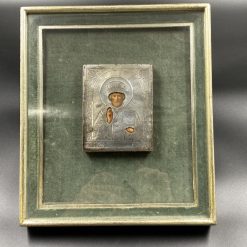 Sidabrinė Šv. Nikolajaus ikona 2x9x11 cm