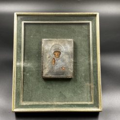 Sidabrinė Šv. Nikolajaus ikona 2x9x11 cm