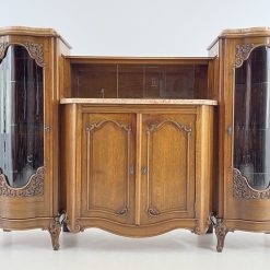 Art deco ąžuolinis bufetas 58x217x152 cm