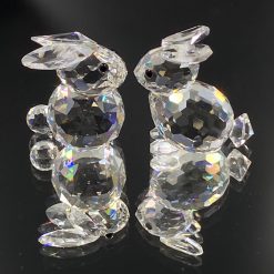 Skulptūra “Swarovski Silver Crystal” 4x3x3 cm (turime 2 vnt.)