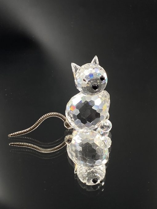 Skulptūra “Swarovski Silver Crystal” 2x2x3 cm