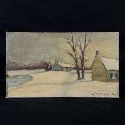 Drobė – peizažas 1x60x35 cm