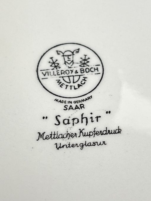 “Villeroy & Boch Saphir” indų servizas.