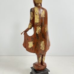 Medinė skulptūra “Buda” 17x33x86 cm