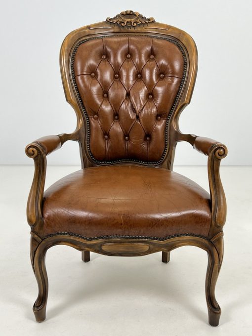 “Chesterfield” stiliaus krėslas 72x64x107 cm