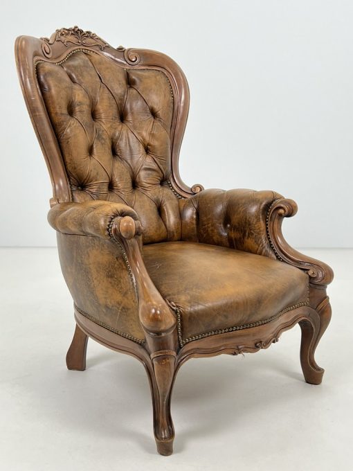 “Chesterfield” stiliaus fotelis 90x77x114 cm