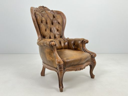 “Chesterfield” stiliaus fotelis 90x77x114 cm