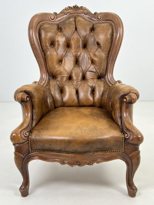 “Chesterfield” stiliaus fotelis 90x77x114 cm