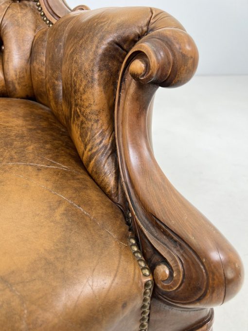 “Chesterfield” stiliaus fotelis 90x77x114 cm