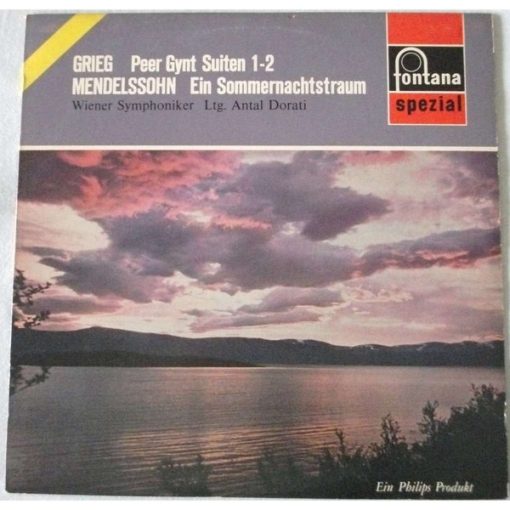 Edvard Grieg, Felix Mendelssohn-Bartholdy, Vienna Symphony Orchestra* – Aus Der Musik Zu Ibsens "Peer Gynt" / Aus Der Musik Zu Shakespeares "Ein Sommernachtstraum"