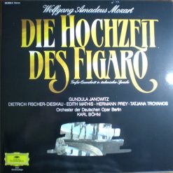 Wolfgang Amadeus Mozart - Gundula Janowitz • Dietrich Fischer-Dieskau • Edith Mathis • Hermann Prey • Tatiana Troyanos • Orchester Der Deutschen Oper Berlin • Karl Böhm – Die Hochzeit des Figaro - Großer Querschnitt In Italienischer Sprache