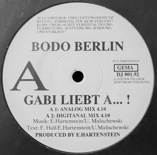 Bodo Berlin – Gabi Liebt A... !