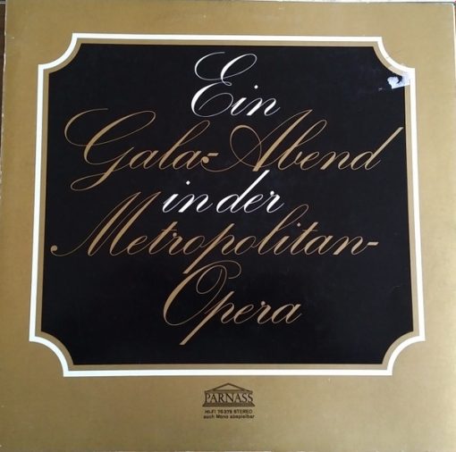 Various – Ein Gala-Abend In Der Metropolitan Opera