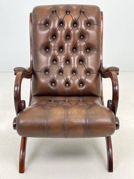 Chesterfield stiliaus krėslas 95x65x96 cm (41)