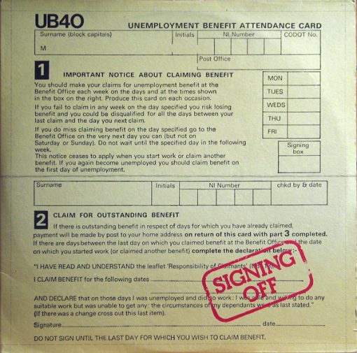 UB40 – Signing Off