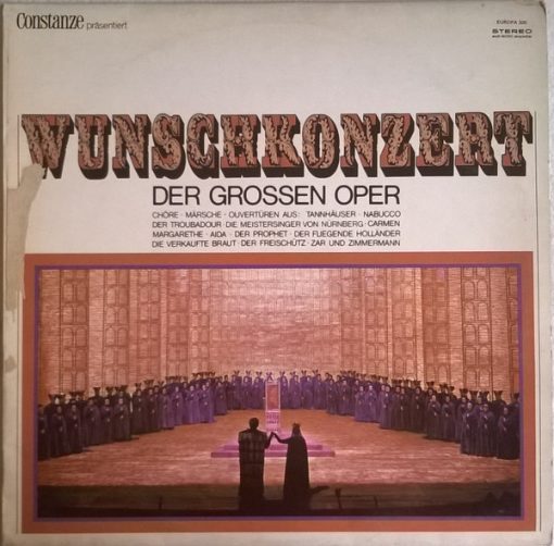 Orchester Der Staatsoper Hamburg, Chor Der Hamburgischen Staatsoper, Das Londoner Philharmonische Orchester*, Leopold Ludwig, Reinhard Linz, Horst Stein – Wunschkonzert Der Grossen Oper