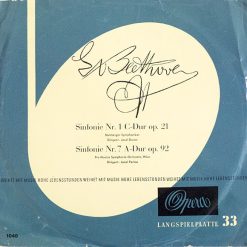 Beethoven* / Bamberger Symphoniker, Josef Duron, Pro Musica Symphonie-Orchester, Wien*, Jonel Perlea – Sinfonie Nr. 1 C-dur Op. 21, Sinfonie Nr. 7 A-dur Op. 92