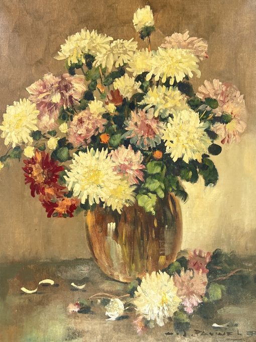 J. Pawels. Paveikslas – natiurmortas 5x76x89 cm