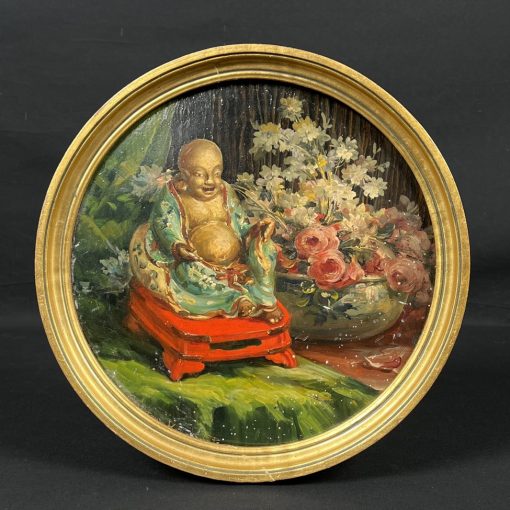 Apvalus paveikslas “Buda” 3x34x34 cm