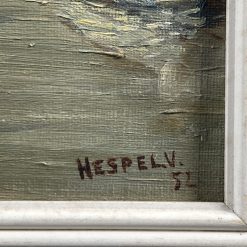 Hespel V. Paveikslas “Laivai” 3x45x35 cm