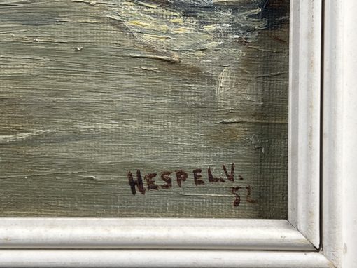 Hespel V. Paveikslas “Laivai” 3x45x35 cm