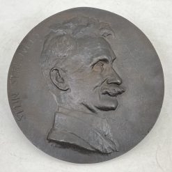 Stijn Streuvels metalinis bareljefas 4x23x23 cm