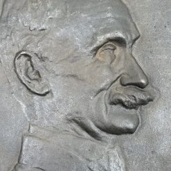 Stijn Streuvels metalinis bareljefas 4x23x23 cm