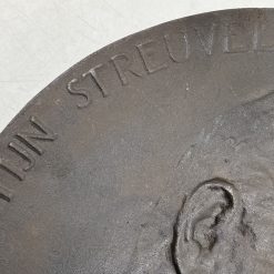 Stijn Streuvels metalinis bareljefas 4x23x23 cm