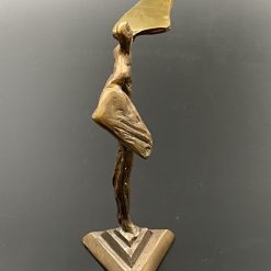 Judith Braun. Bronzinė skulptūra 6x13x17 cm