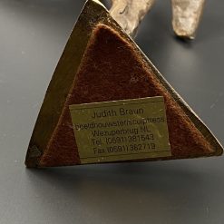 Judith Braun. Bronzinė skulptūra 6x13x17 cm