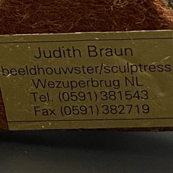 Judith Braun. Bronzinė skulptūra 6x13x17 cm