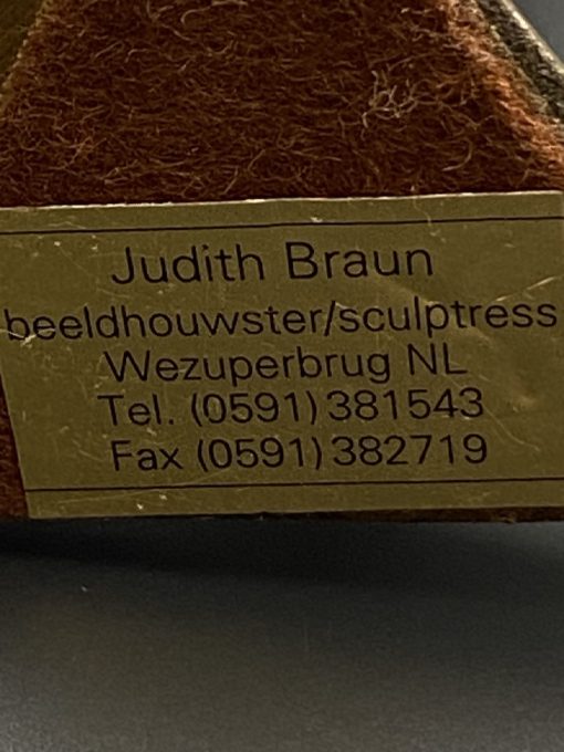 Judith Braun. Bronzinė skulptūra 6x13x17 cm