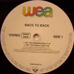 Back To Back – 1993 – Say Yes