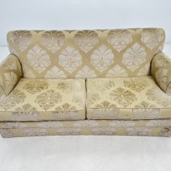 Dvivietė sofa su auksiniu gobelenu 95x194x85 cm (45)