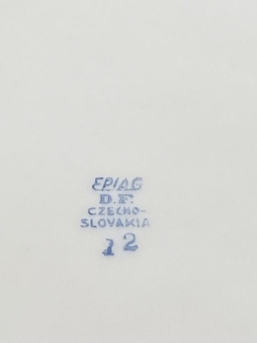 “Epiag D.F. Czechoslovakia” sriubinė lėkštė 22,5×22,5×4 cm