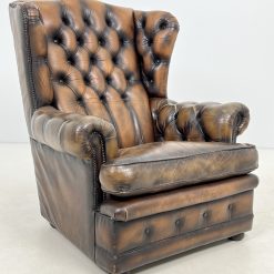 Odinis “chesterfield” stiliaus fotelis 100x99x110 cm