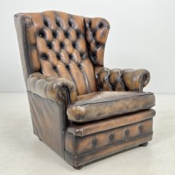 Odinis “chesterfield” stiliaus fotelis 100x99x110 cm