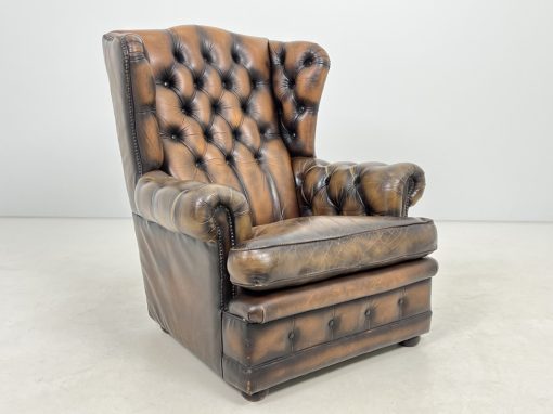 Odinis “chesterfield” stiliaus fotelis 100x99x110 cm