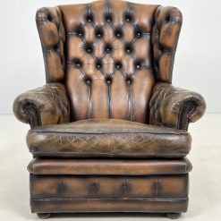 Odinis “chesterfield” stiliaus fotelis 100x99x110 cm