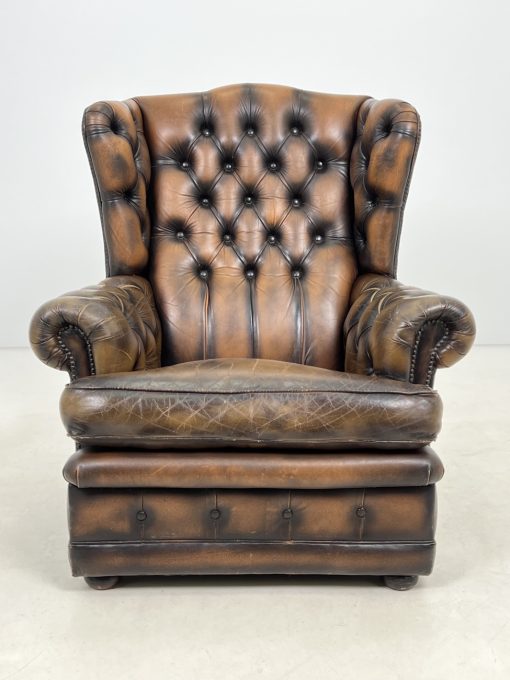 Odinis “chesterfield” stiliaus fotelis 100x99x110 cm