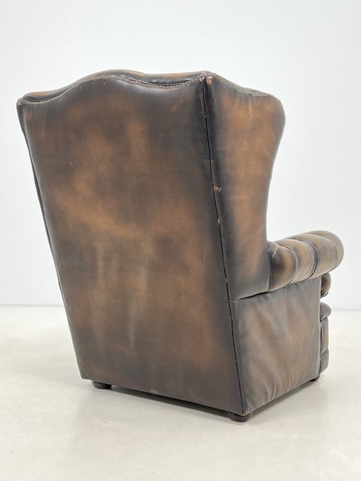 Odinis “chesterfield” stiliaus fotelis 100x99x110 cm