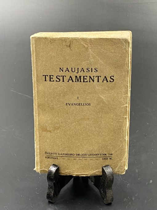 Knyga “Naujasis testamentas I Evangelijos” 1,5x10x15,5 cm