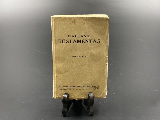 Knyga “Naujasis testamentas I Evangelijos” 1,5x10x15,5 cm